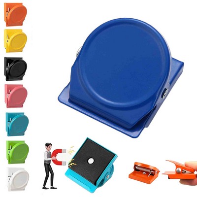 Metal Magnetic Clip Colorful Refrigerator Magnets Whiteboard Heavy Duty