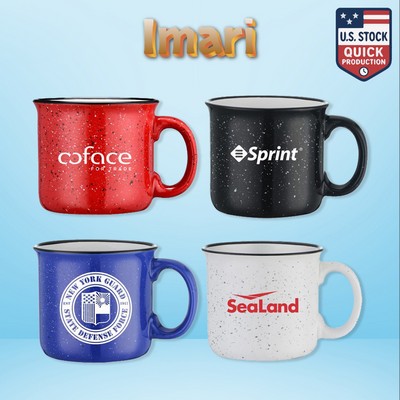 Imari 15oz Ceramic Speckled Campfire Mug