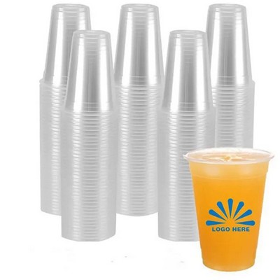 16oz Disposable Clear Plastic Cup