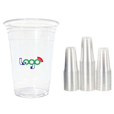 16 oz Disposable Clear PET Plastic Cup